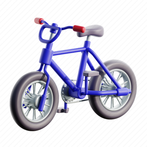 Bicycle, bike, land vehicle, transportation 3D illustration - Download on Iconfinder