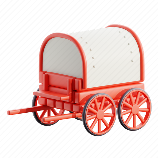 Carriage, stroller, train, land vehicle, transportation 3D illustration - Download on Iconfinder