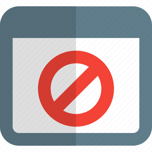 Landing, page, banned, web icon - Download on Iconfinder