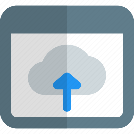 Landing, page, cloud, upload, web icon - Download on Iconfinder