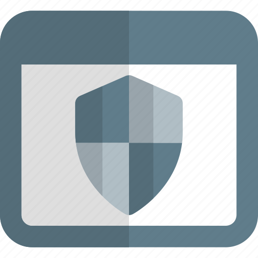 Landing, page, shield, security icon - Download on Iconfinder
