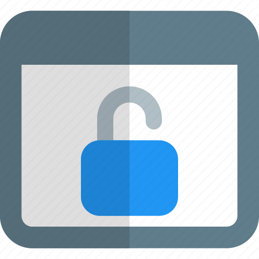 Landing, page, unlock, lock icon - Download on Iconfinder