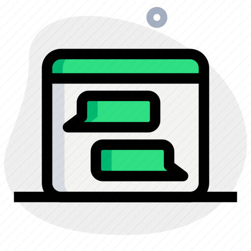 Landing, page, chat, communication icon - Download on Iconfinder