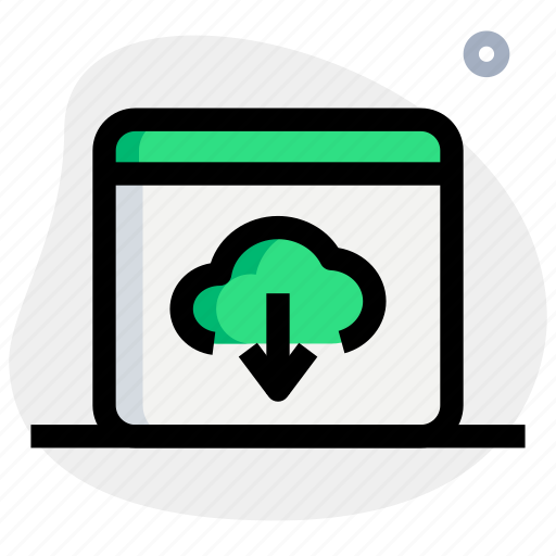 Landing, page, cloud, download icon - Download on Iconfinder