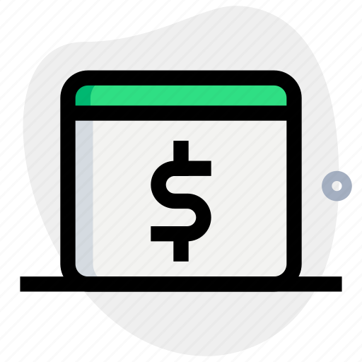 Landing, page, money, currency icon - Download on Iconfinder