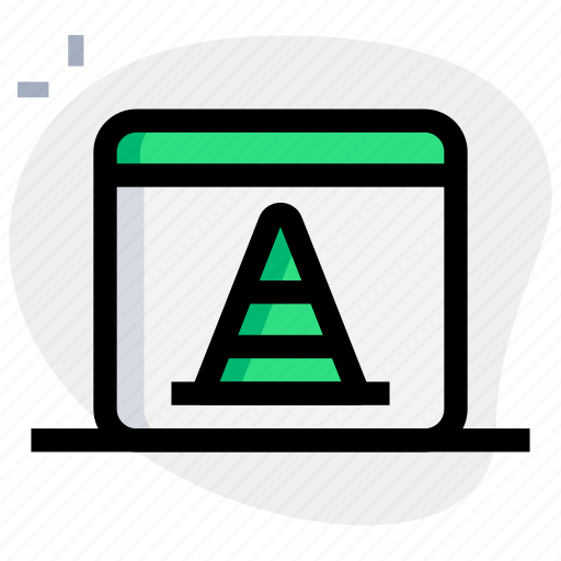 Landing, page, traffic, cone icon - Download on Iconfinder