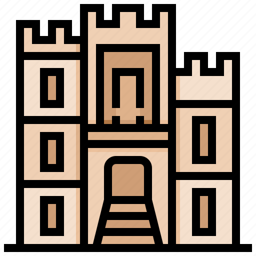 Building, cathedral, coimbra, landmark icon - Download on Iconfinder