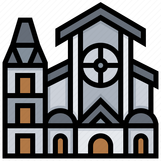 Building, chist, church, landmark icon - Download on Iconfinder