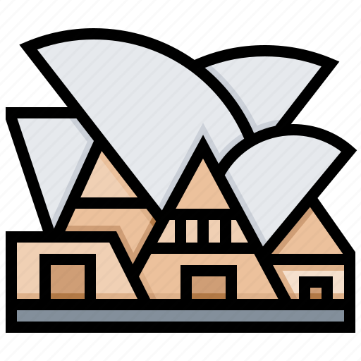 Building, house, landmark, opera icon - Download on Iconfinder