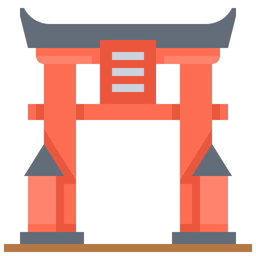 Building, gate, landmark, torii icon - Free download
