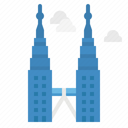 Engineering, malaysia, petronas, towers, twin icon - Download on Iconfinder