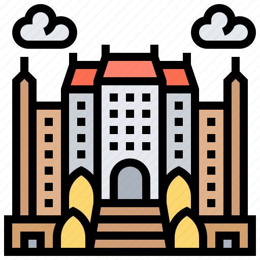Belvedere, historic, museum, palace, vienna icon - Download on Iconfinder