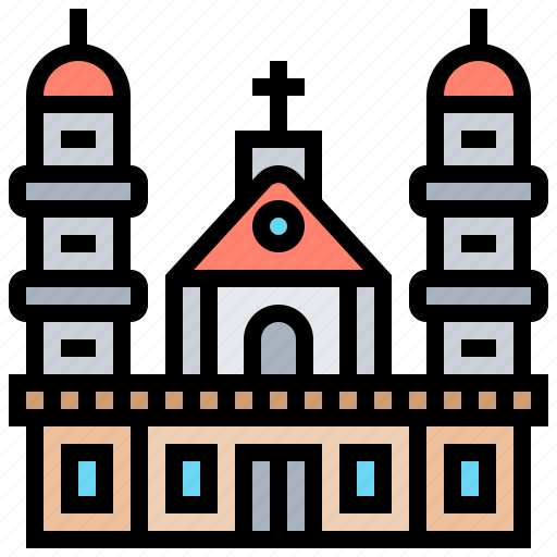 Basilica, bogota, cathedral, catholic, primatial icon - Download on Iconfinder