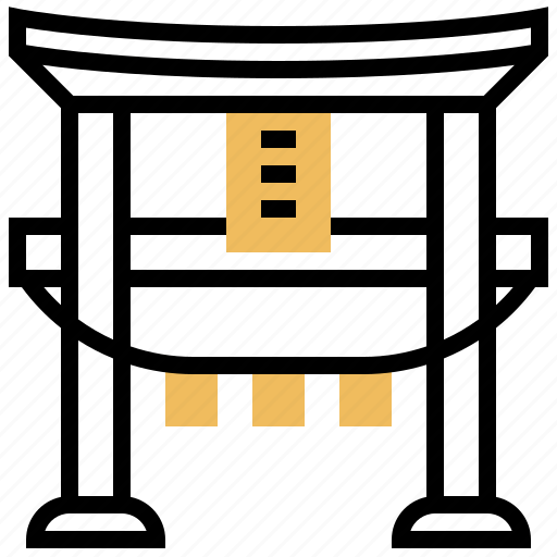 Construction, gate, iconic, japan, torii icon - Download on Iconfinder