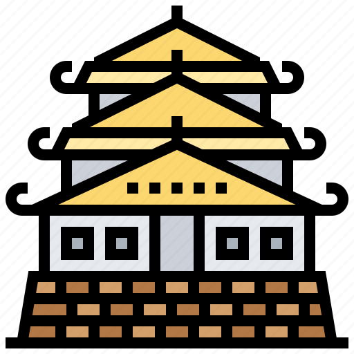 Ancient, architecture, castle, japanese, osaka icon - Download on Iconfinder