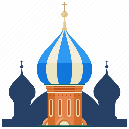 Basils, cathedral, landmarks, religion, russia, st icon - Download on Iconfinder