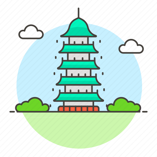 Building, china, chinese, landmarks, national, pagoda, structure icon - Download on Iconfinder