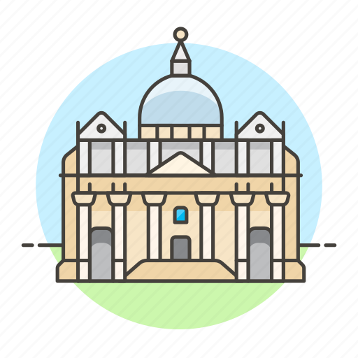 Architecture, basilica, landmarks, monument, national, peter, rome icon - Download on Iconfinder