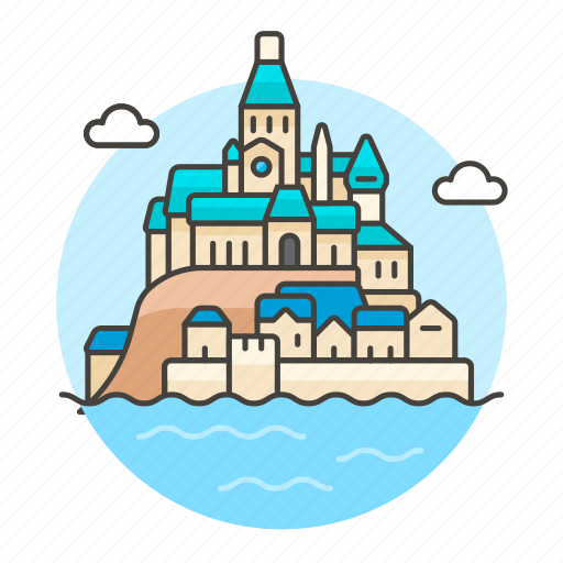 Architecture, cornwall, england, landmarks, michael, mount, national icon - Download on Iconfinder