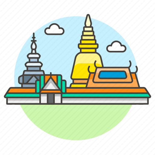Architecture, bangkok, kaew, landmarks, national, phra, symbol icon - Download on Iconfinder