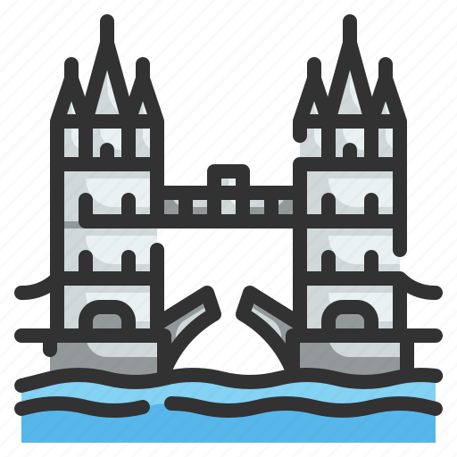 Architecture, bridge, building, landmark, london, monument, tower icon - Download on Iconfinder