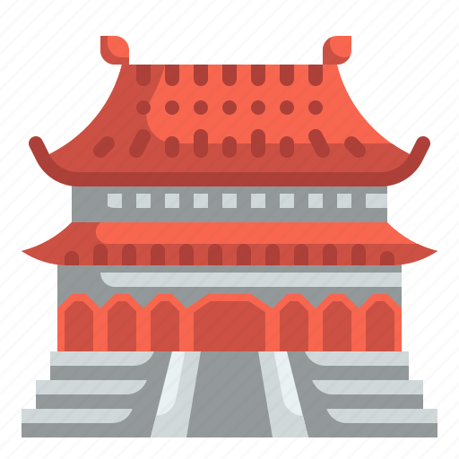 Architectonic, asia, building, china, city, forbidden, landmark icon - Download on Iconfinder