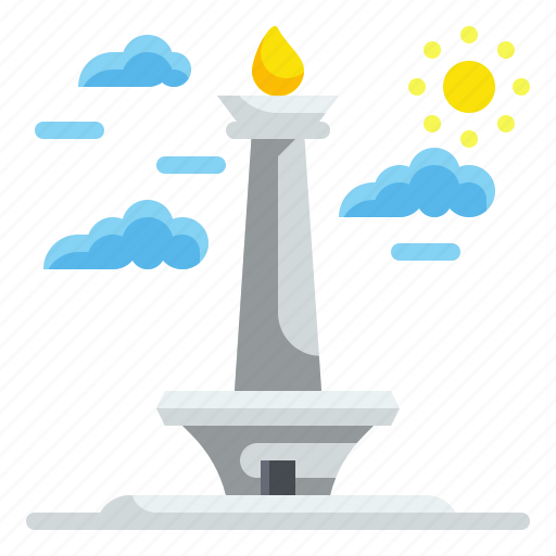 Architectonic, asia, indonesia, landmark, monas, monument, tower icon - Download on Iconfinder