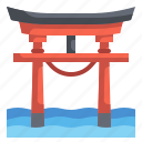 architectonic, asia, gate, japan, landmark, shinto, torii
