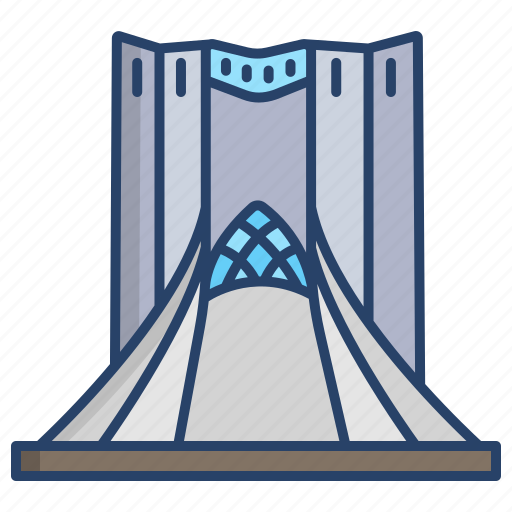Azadi, tower icon - Download on Iconfinder on Iconfinder