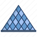 louvre, pyramid