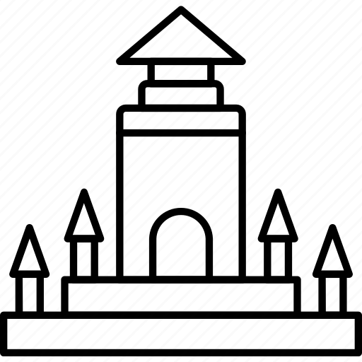 Thatbyinnyu temple, bagan, landmark, building icon - Download on Iconfinder
