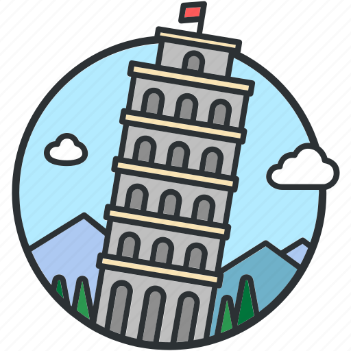 Bell, cultures, italy, landmark, leaning, pisa, tower icon - Download on Iconfinder