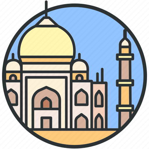 India, landmark, mahal, monument, taj, tourism, tradition icon - Download on Iconfinder