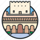 alhambra, calat, castle, fortress, landmark, palace, spain