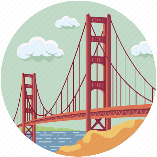 Bridge, clouds, landscape, nature icon - Download on Iconfinder