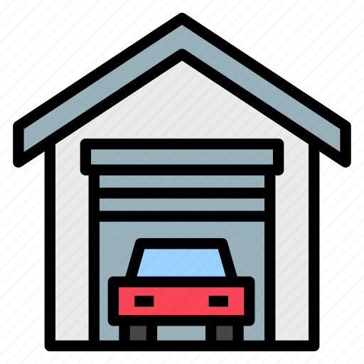 Buildings, carport, garage, home, vehicle icon - Download on Iconfinder