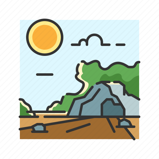 Cave, mountain, nature, rock, stone icon - Download on Iconfinder