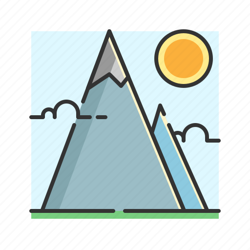 Fountain, mount, mountain, nature, stone icon - Download on Iconfinder