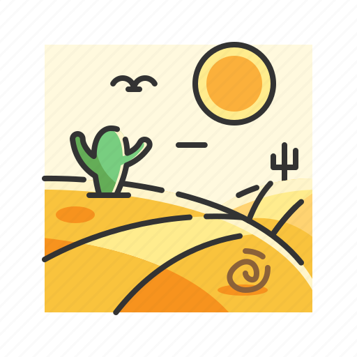 Cactus, desert, environment, nature, plant, road, street icon - Download on Iconfinder