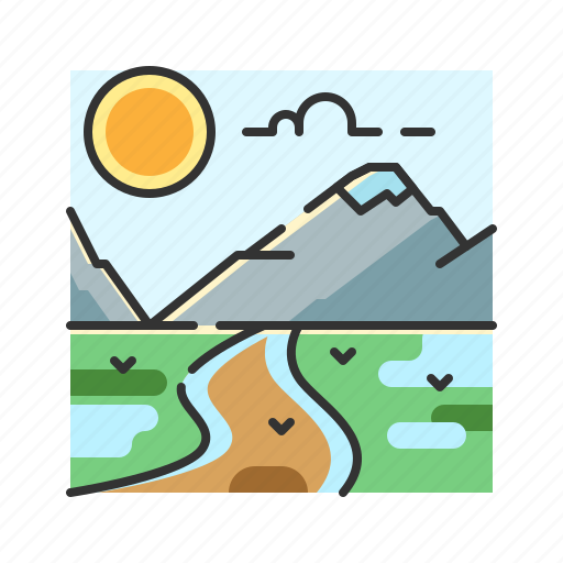 Ice, landscape, nature, steppe, tundra icon - Download on Iconfinder