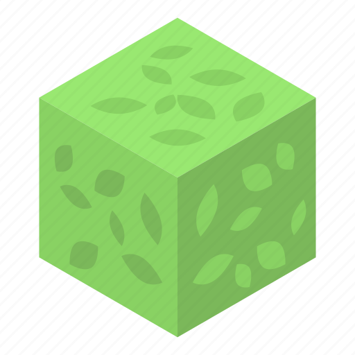Abstract, bush, cartoon, cube, floral, isometric, tree icon - Download on Iconfinder