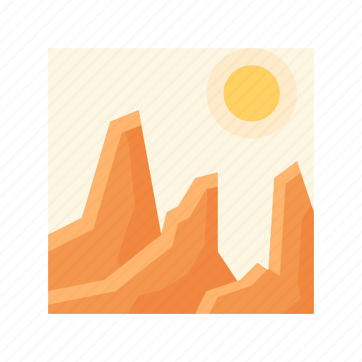 Canyon, landscape, nature, rock, travel icon - Download on Iconfinder