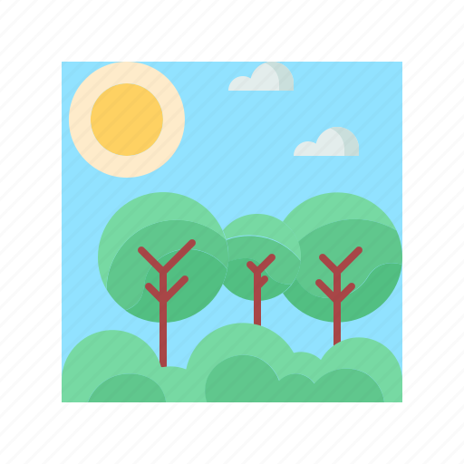 Forest, landscape, nature, scenery, tree icon - Download on Iconfinder