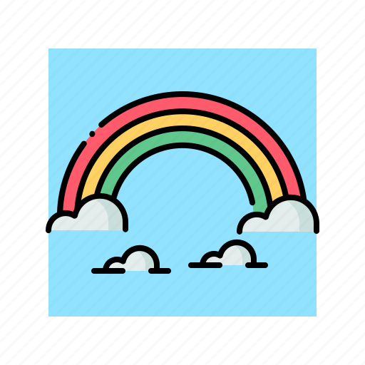 Cloud, colorful, landscape, rainbow, sky icon - Download on Iconfinder