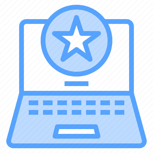 Bookmark, computer, favorite, laptop, star icon - Download on Iconfinder