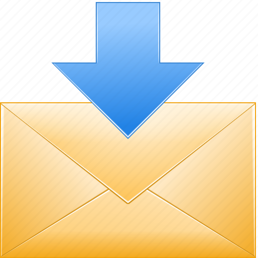 Download emails, get mail, inbox, income, letter, message, receive post icon - Download on Iconfinder