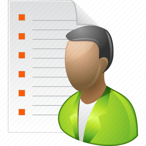 Agreement, client list, customer, person, report, user database, users icon - Download on Iconfinder