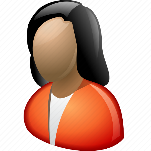 Brunet, brunette, female, girl, lady, profile, woman icon - Download on Iconfinder