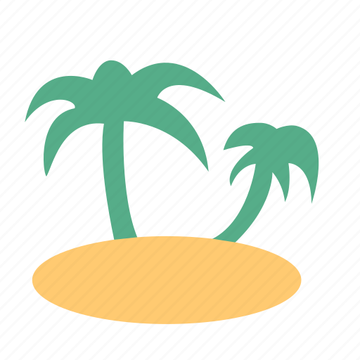 Beach, coconut palm, island, nature, travel, tropical, vacation icon - Download on Iconfinder