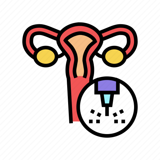 Uterus, medical, laser, treatment, therapy, service icon - Download on Iconfinder